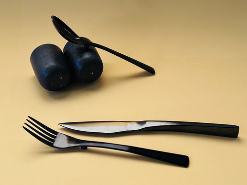 3-Piece Black Collection Set (1 Compete Place Setting)