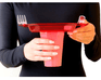 RED - iCup iPlate iFork 8 Pack Combo Cups and Plates RED 